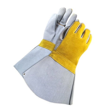 Bdg Lined Split Cowhide Welder, PR, Universal(Slim Fit) PR 64-9-AG-7-W